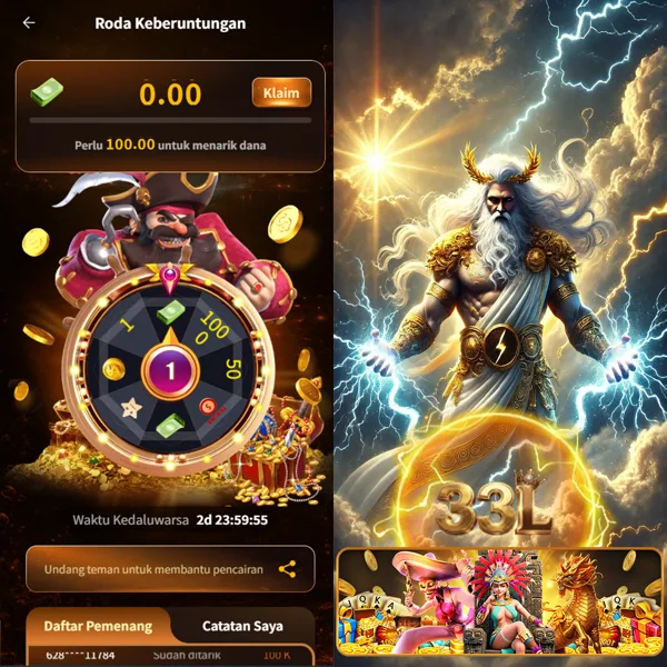 33L Bonus Member Baru 100%